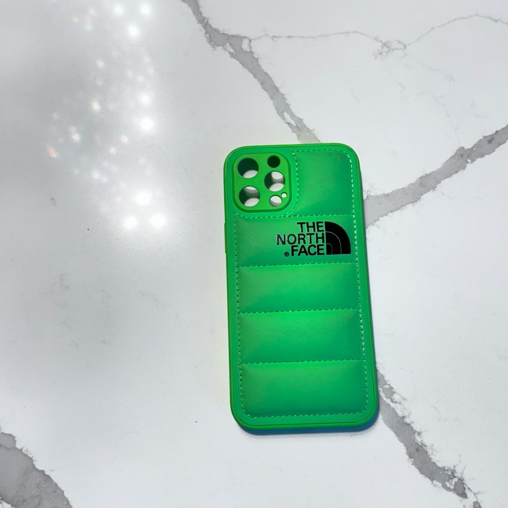 North face puffer phone case